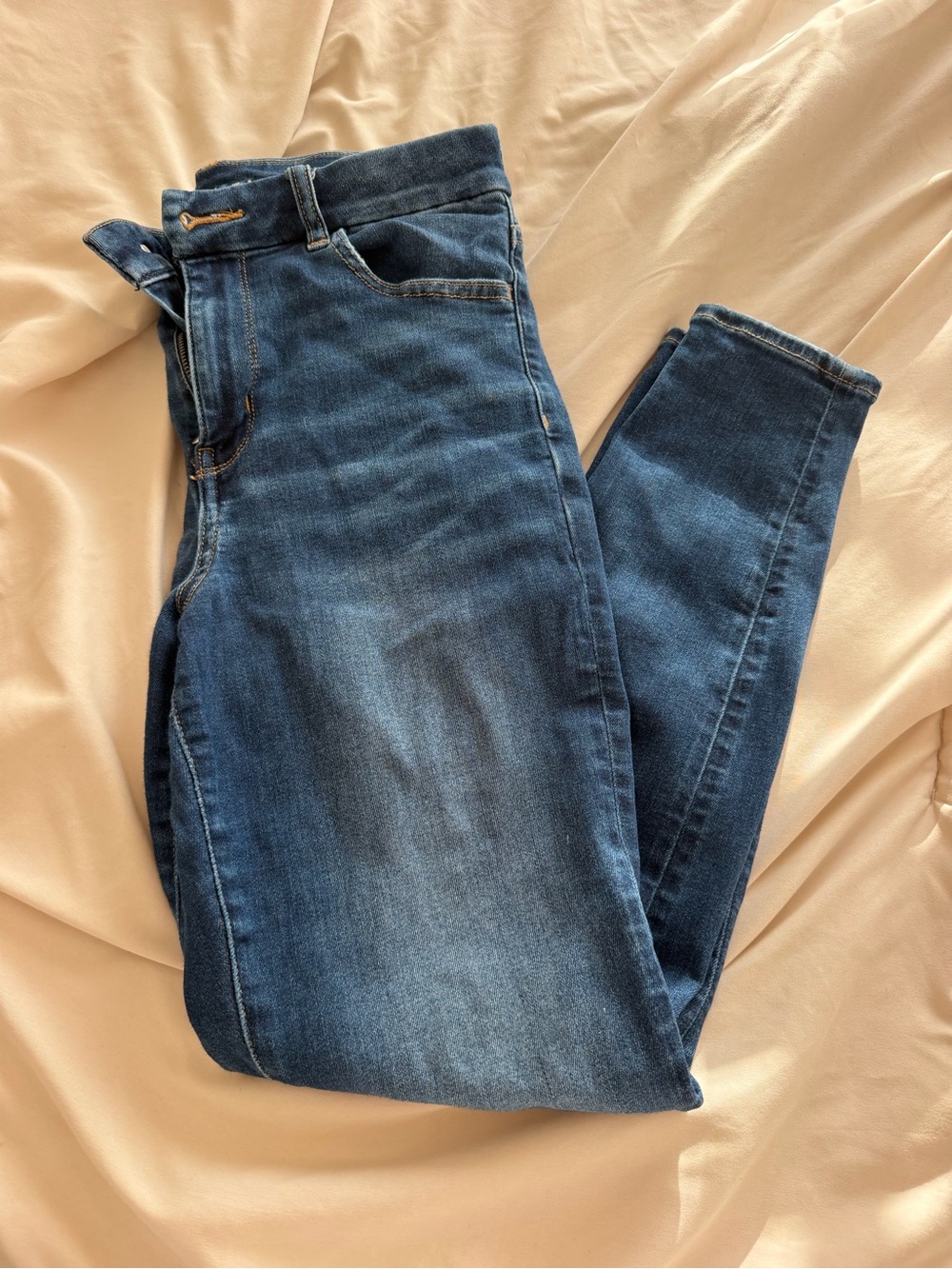 American Eagle Outfitters Women's Dark Blue Skinny Jeans